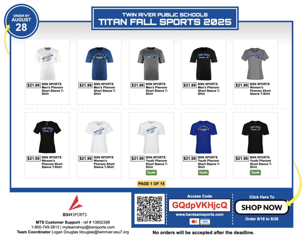 Titan Store Flyer