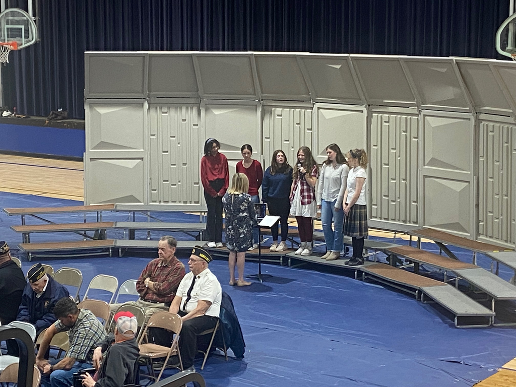 Choir performing for Veterans Day