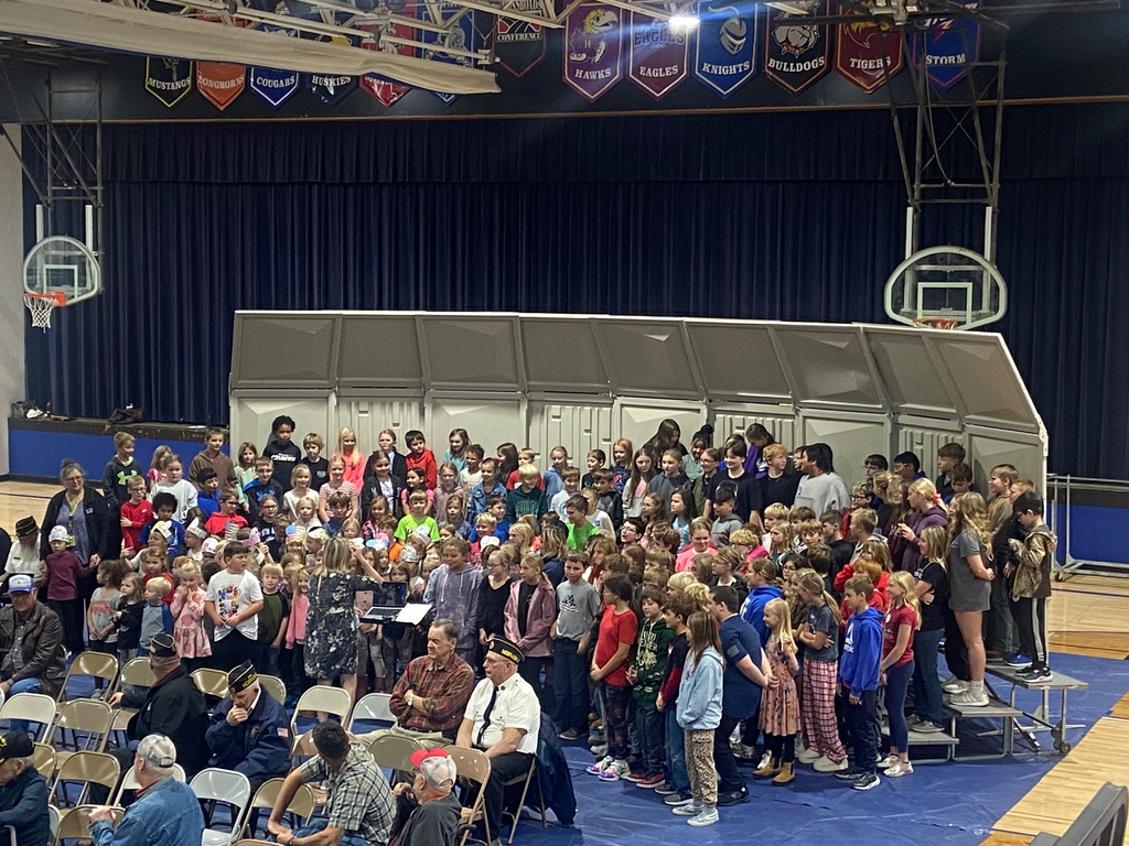 K-6th performing for Veterans Day