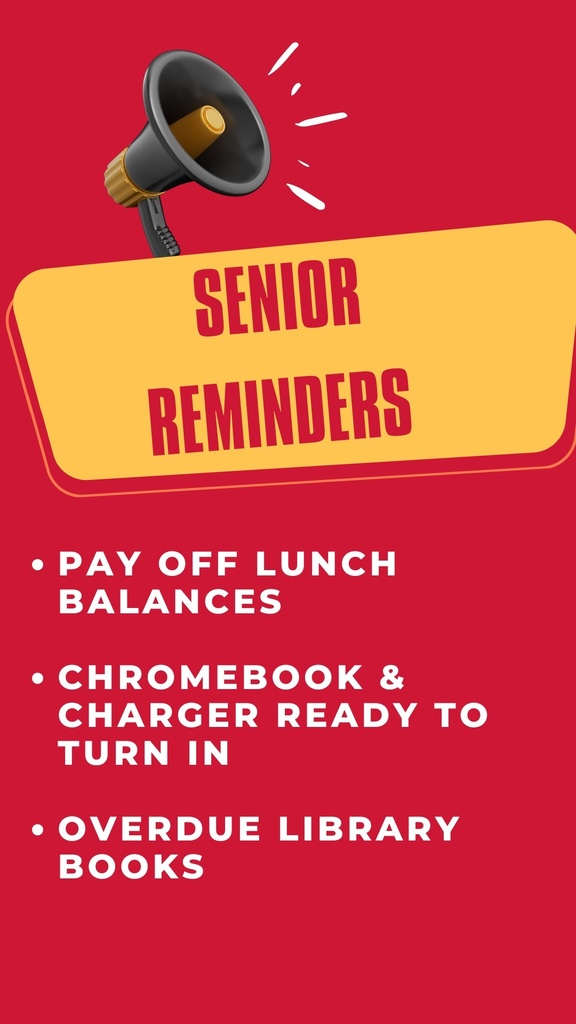 Senior Reminders