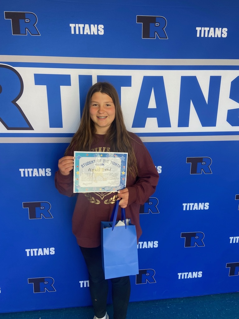 6th grade student of the month