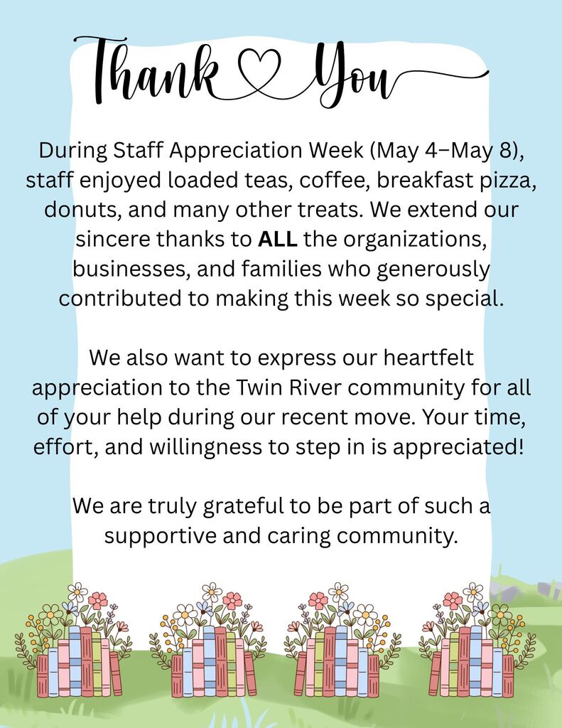 Thank you for our community 