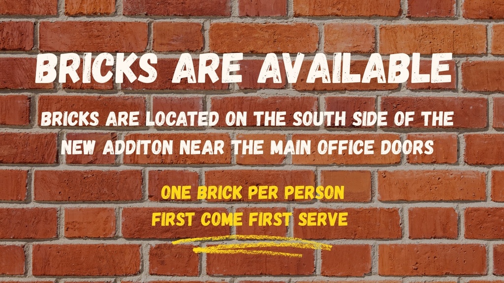 Bricks are available