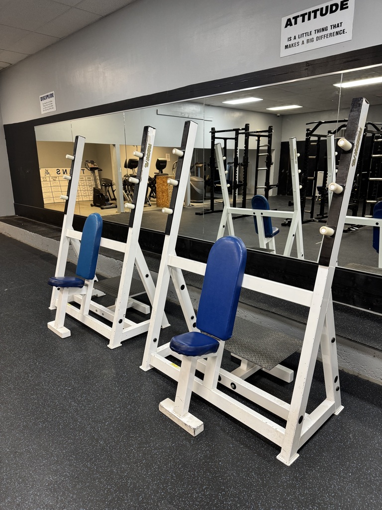 Seated Military Shoulder Press Benches
