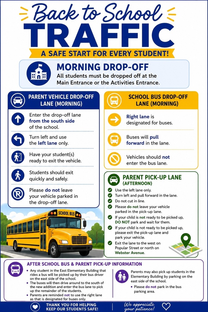 Drop off instructions