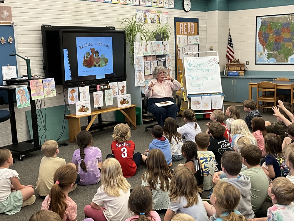Author Gina Gallagher Visits REC
