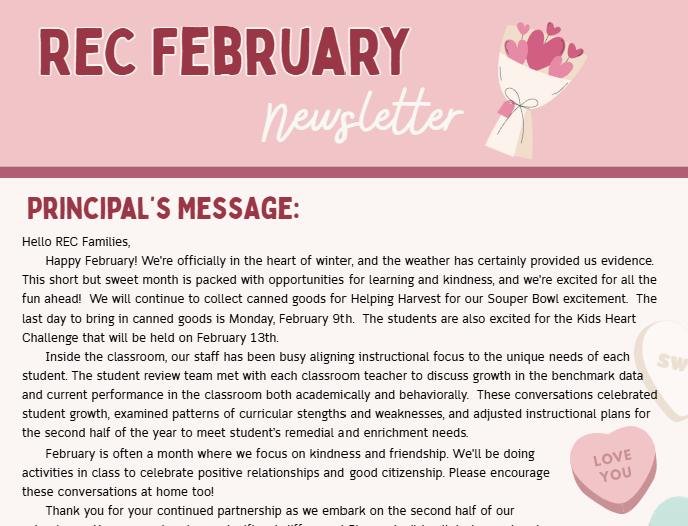 REC February Newsletter