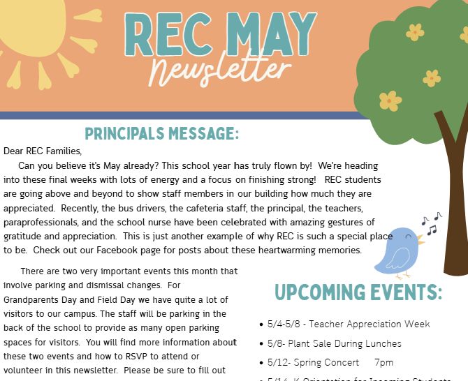 REC May News