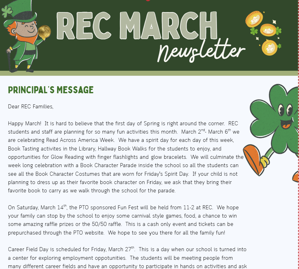 March Newsletter