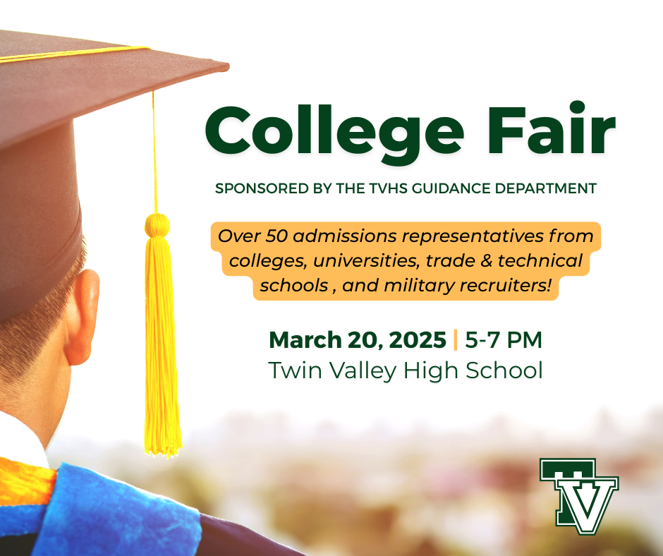tvhs college fair, march 20 2025