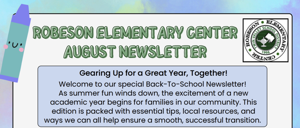 August Newsletter