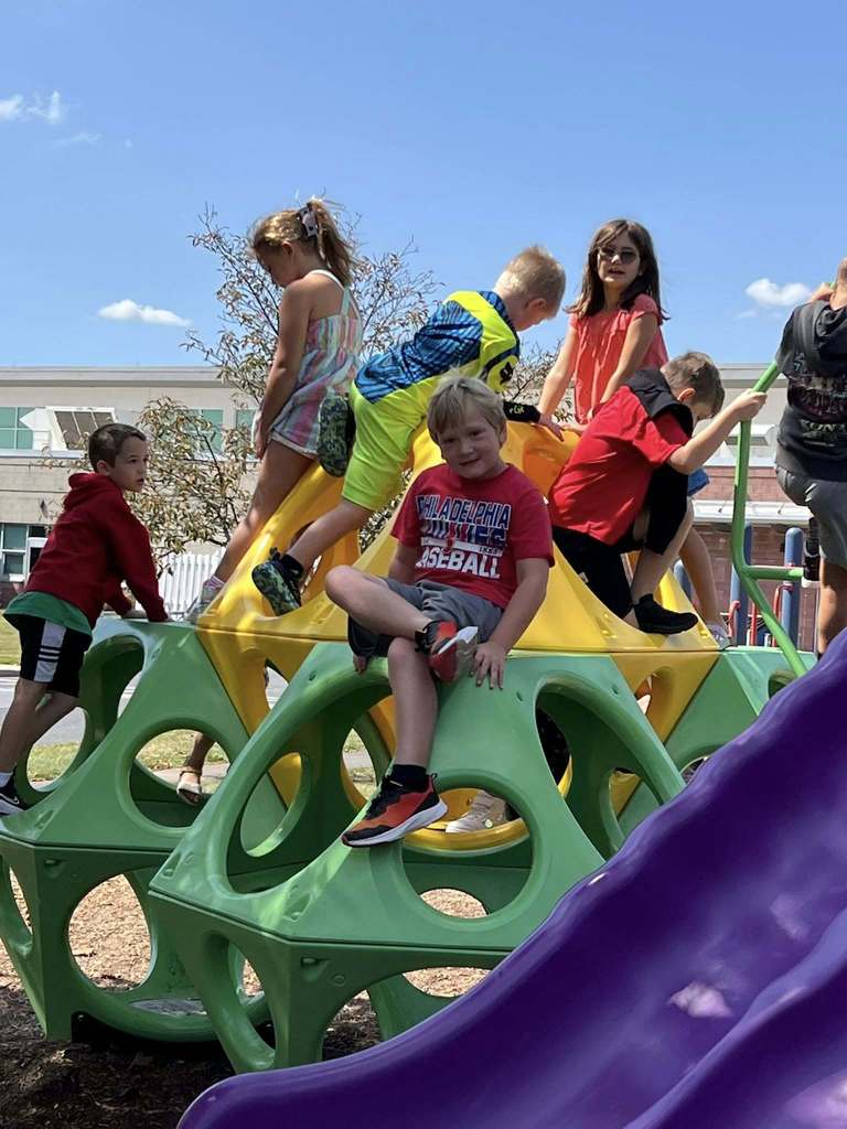 kids on playground
