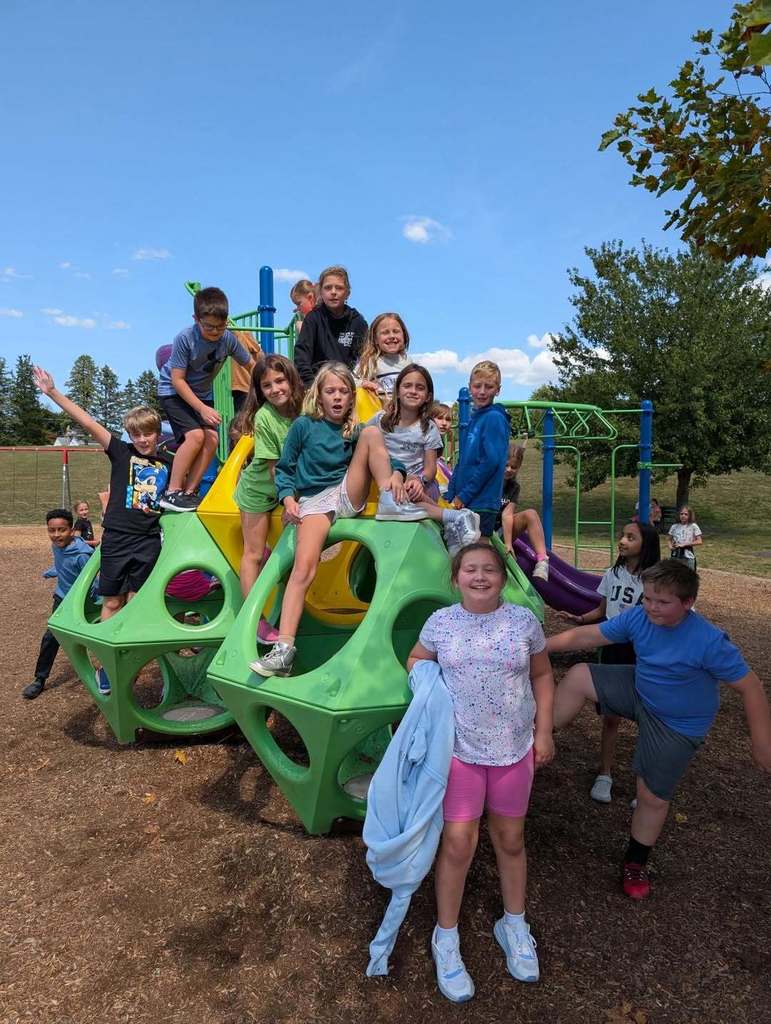 kids on playground