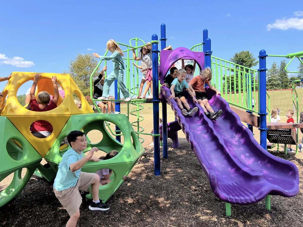 kids on playground