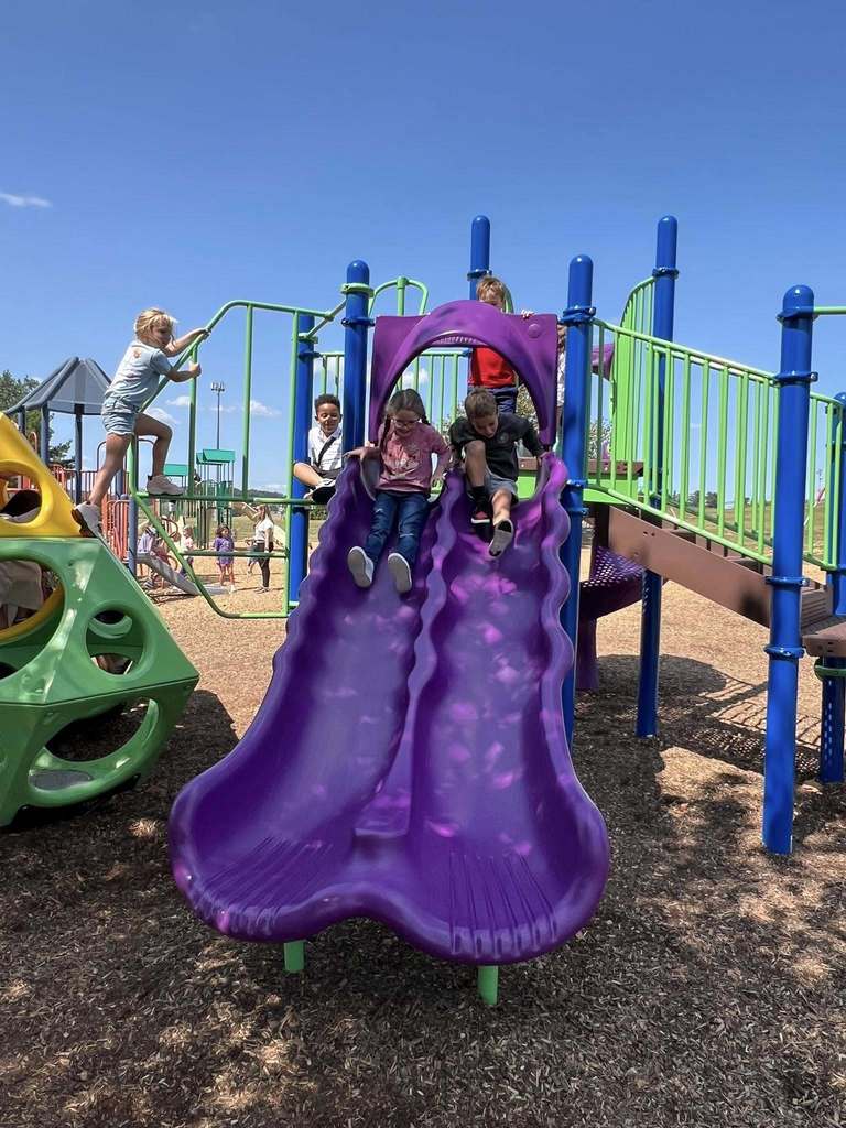 kids on playground