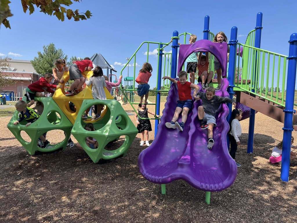 kids on playground