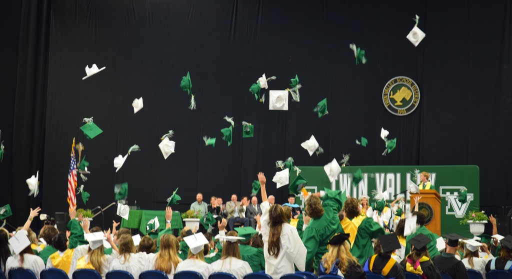 hat toss 2024 tvsd graduation