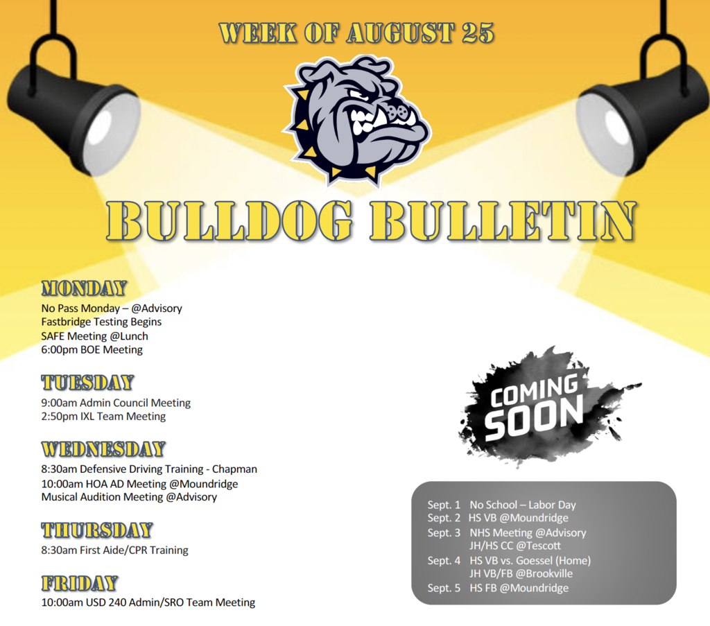 Bulldog Bulletin