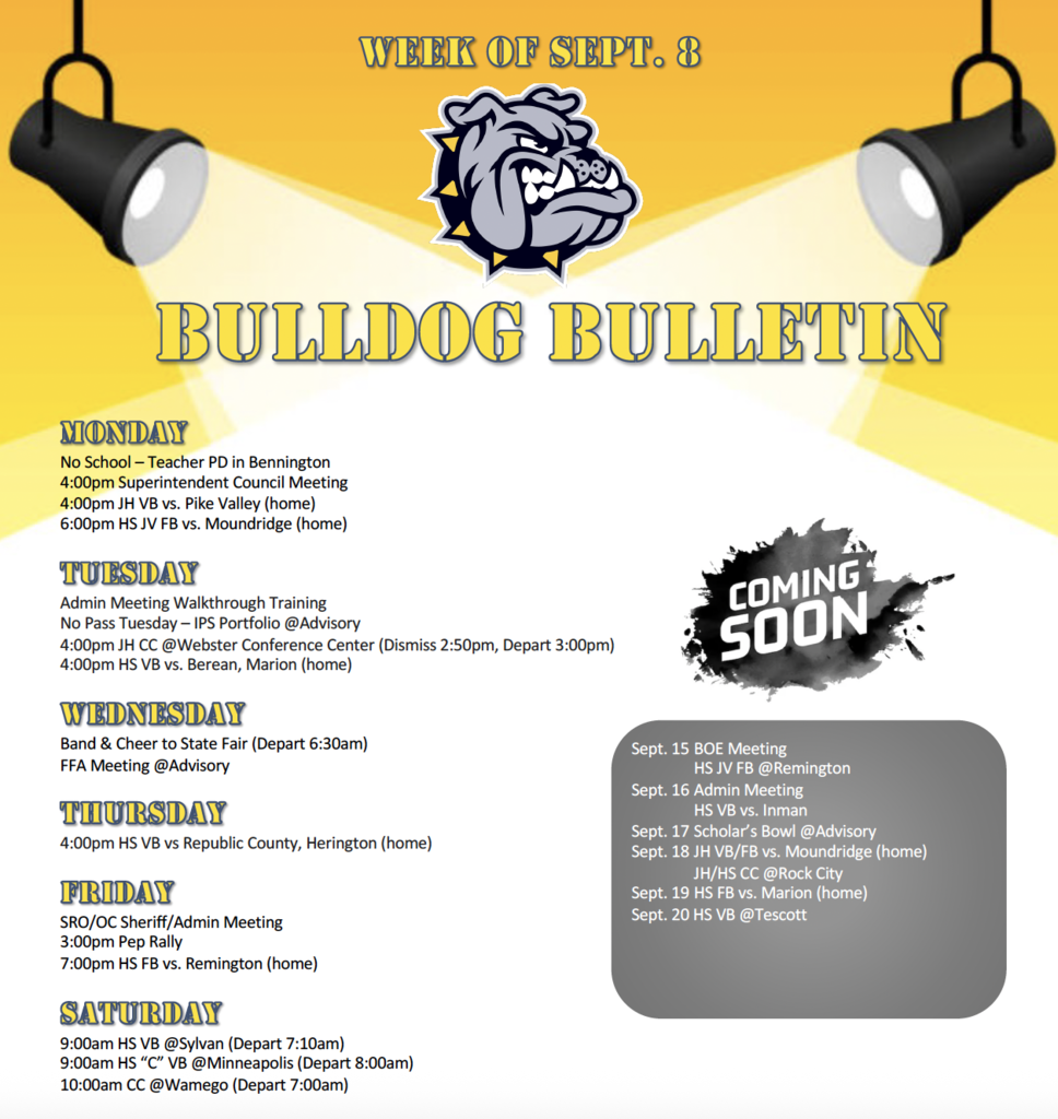 Bulldog Bulletin
