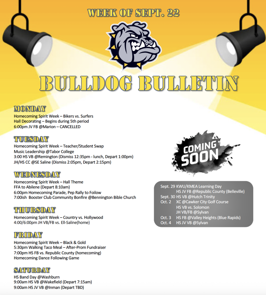 Bulldog Bulletin