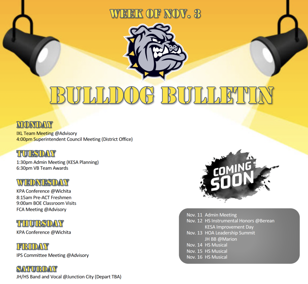 Bulldog Bulletin