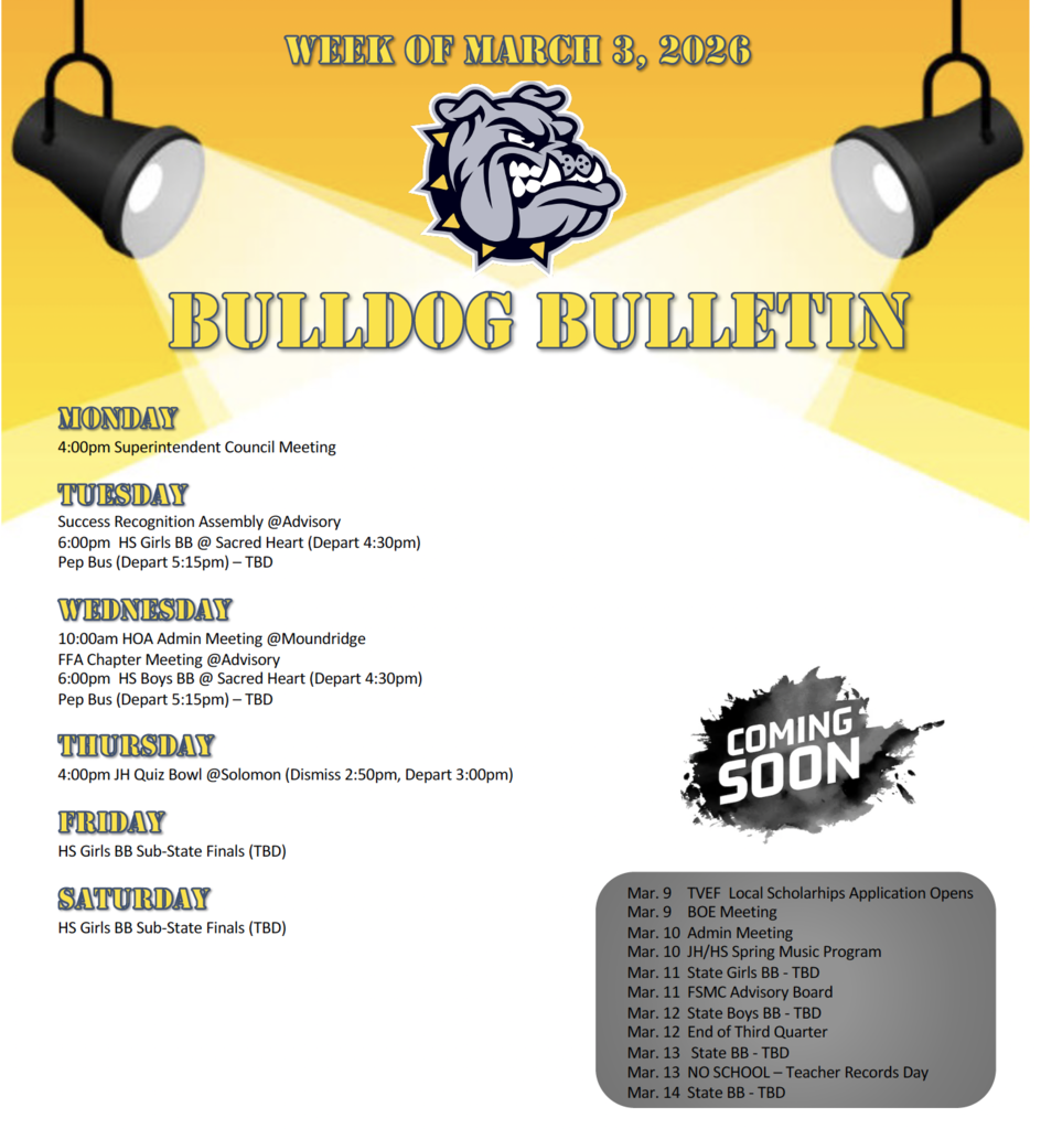 Bulldog Bulletin
