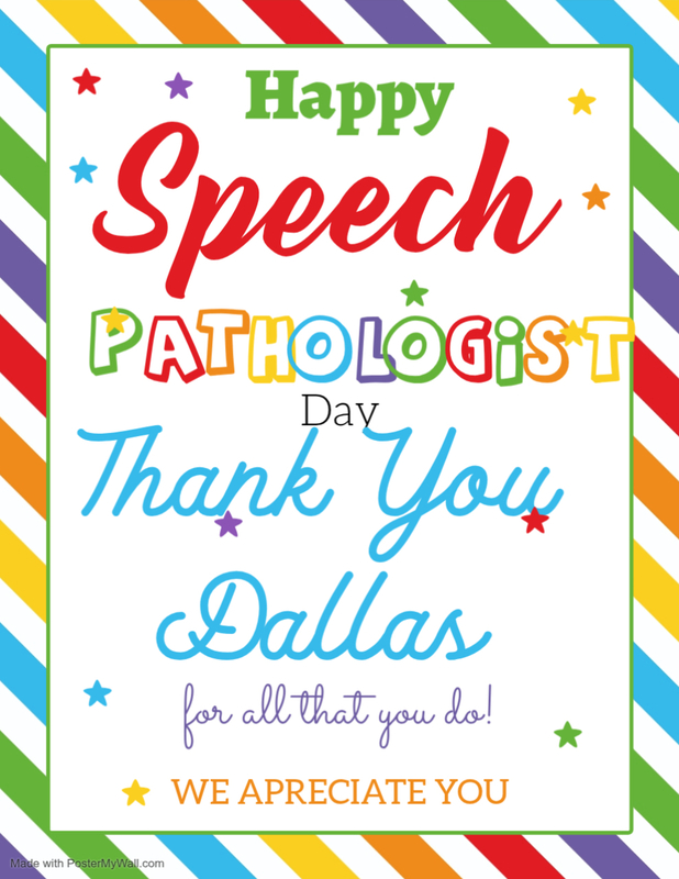 Speech Pathologist Day