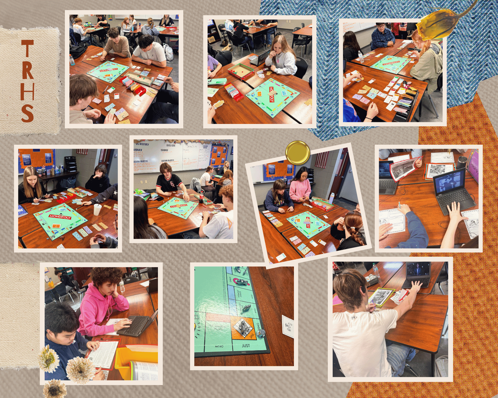 TRHS Class leaning about monopoly