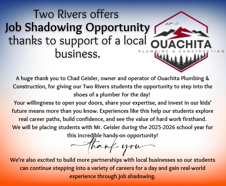 Job shadowing Ouachita Plumbing