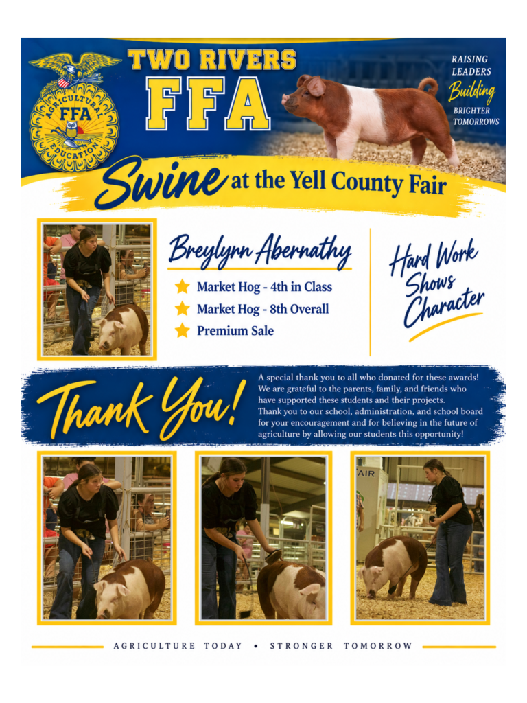 Congratulations to our FFA and our JR FFA!!