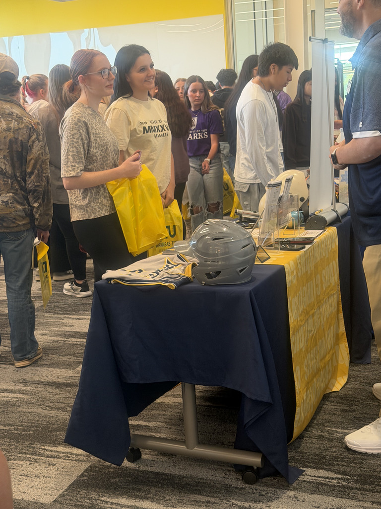 Two Rivers School District Attends the 2026 Arkansas Tech Career Fair!  Two Rivers School District had a great group of seniors attend the 2026 Career Fair at Arkansas Tech University! Our students had the opportunity to connect with 43 different colleges, universities, and organizations, including the Arkansas Air National Guard.  Students talked with representatives, gathered important information about programs  and explored options for their future after high school.
