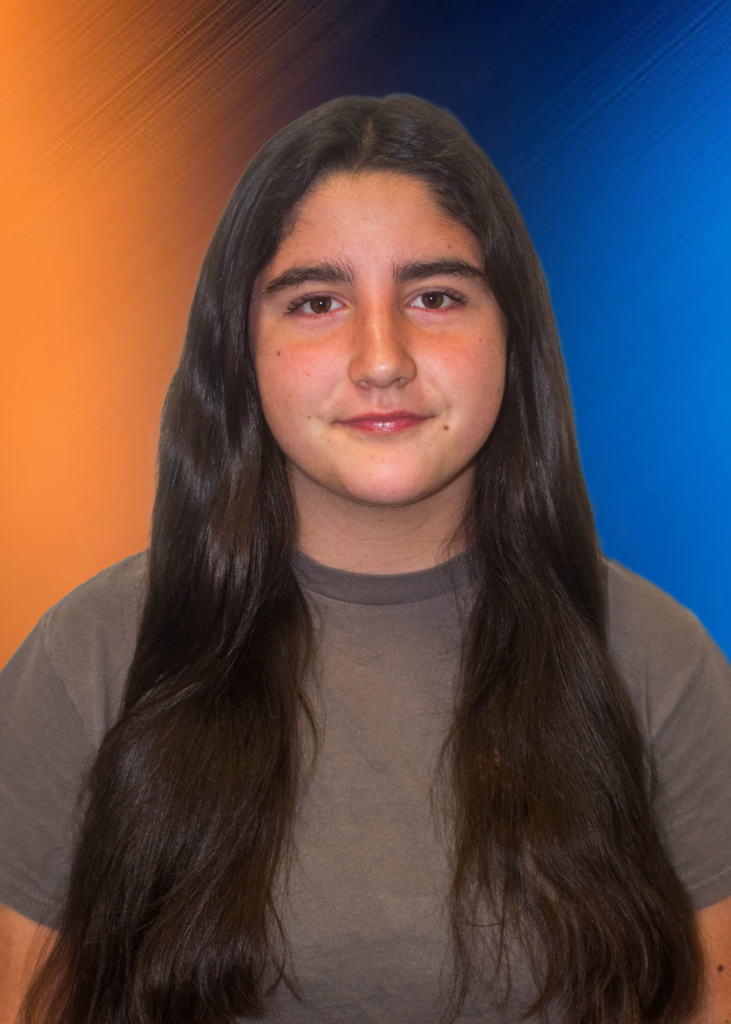 Allie Baskin is a freshman maid. She is the daughter of Jonathan and Heather Baskin. She is active in basketball, softball, track, band, and Beta. She enjoys reading, being with family and friends, hunting, and fishing.