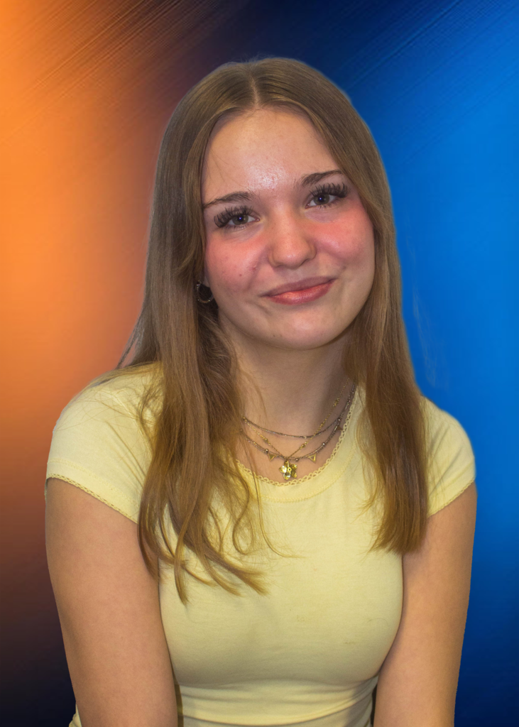 Hailey Cecily Anders is a junior maid. She is the daughter of Denise Anders. Hailey is active in volleyball. She enjoys hanging out with family and friends, drawing, writing, music, and shopping.
