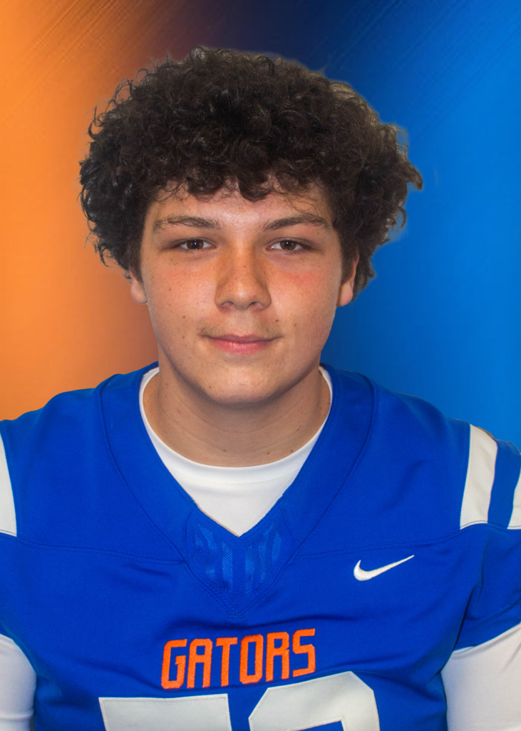 James Caidenlee Meriweather, number 72, is her escort. He is a junior and the son of James Meriweather and Jamie Means. He is active in football, basketball, and baseball. Caiden enjoys going riding with his buddies, going fishing, and just hanging around the house when he’s not in school.