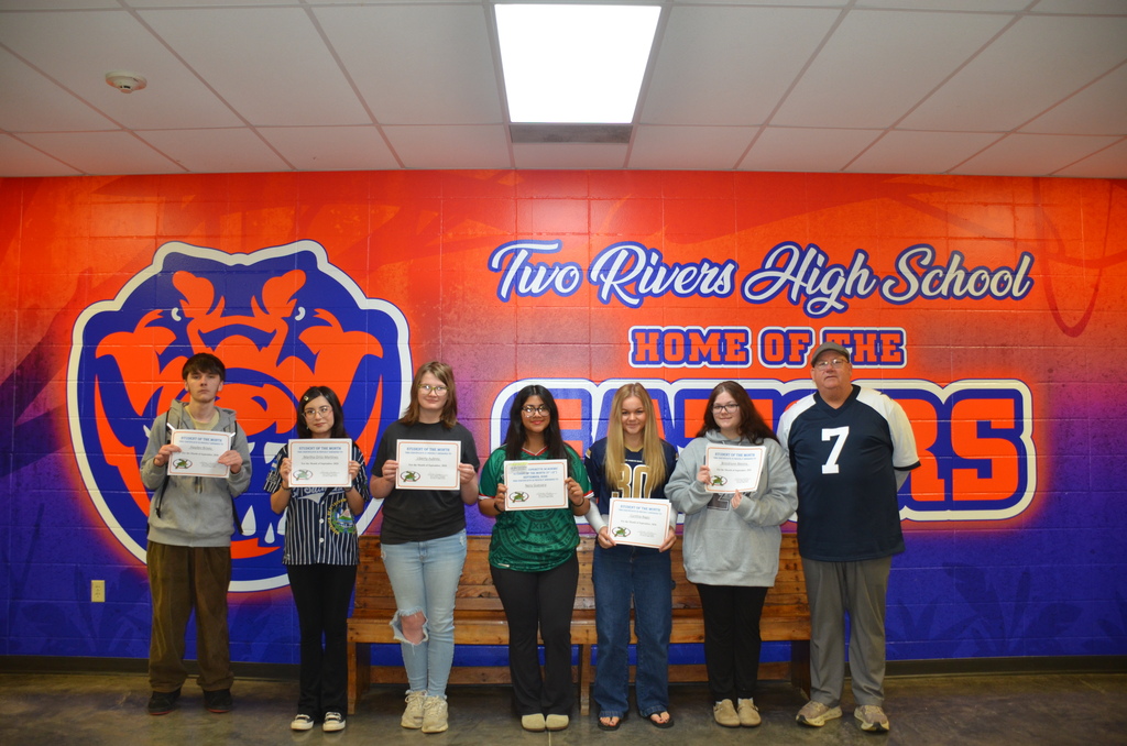 9th-12th TRHS Students of the Month for September, 2026 9th Grade: Liberty Aubrey 10th Grade: Cynthia Biggs 11th Grade: Martha Ortiz-Martinez 12th Grade: Hayden Brixey & Brooklynn Blevins Plainview Superette Academic Students of the Month: Nery Guevara