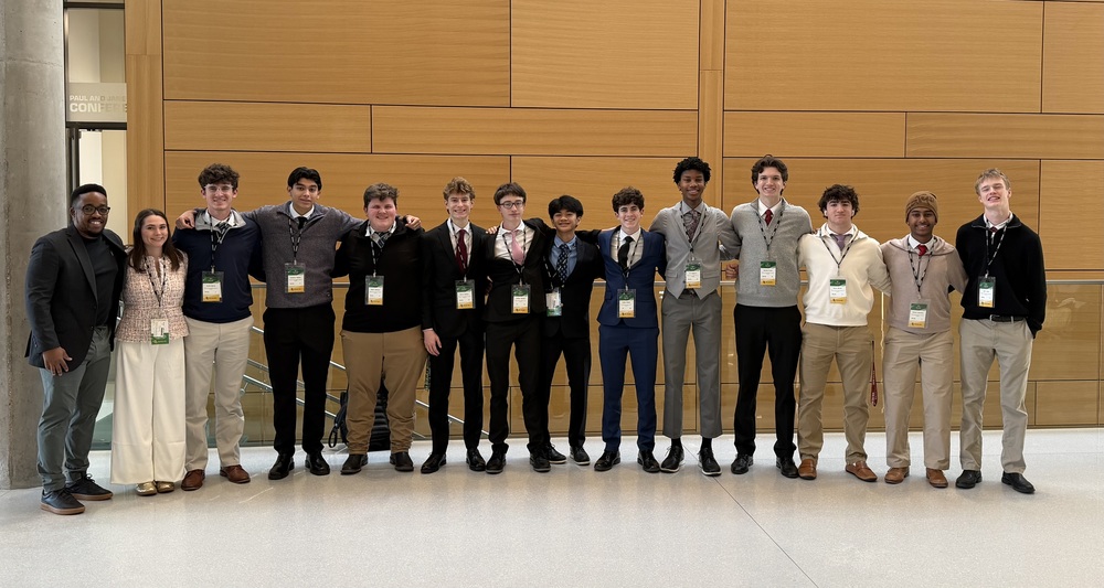 Gorman Students who traveled to Baylor University
