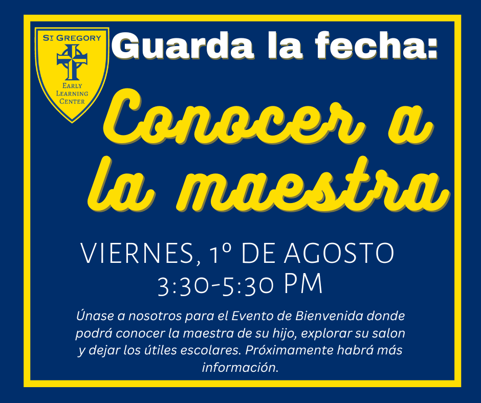 ¡Guarda la Fecha!