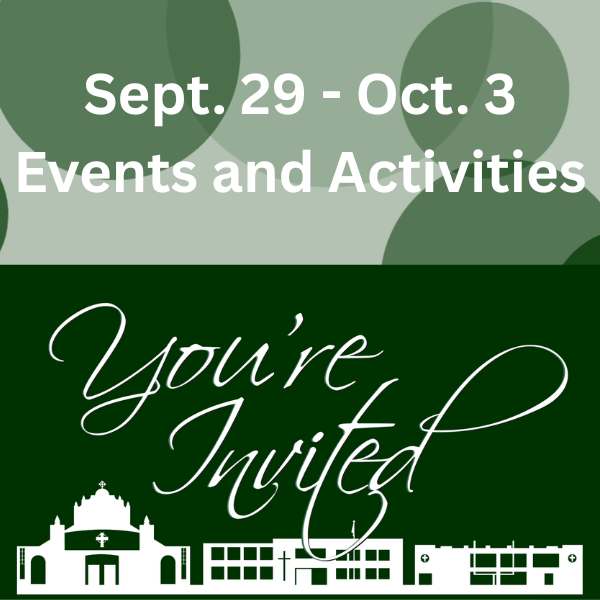 Week of Sept. 29-Oct. 3