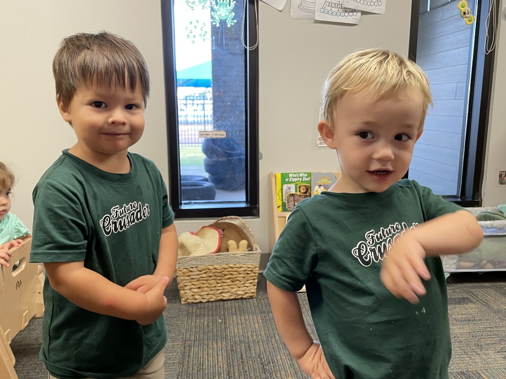 Thanks to Bishop Gorman for our Future Crusader shirts!