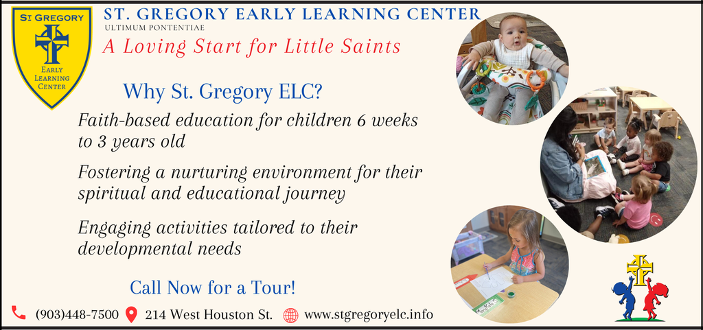 Why choose St. Gregory Early Learning Center?