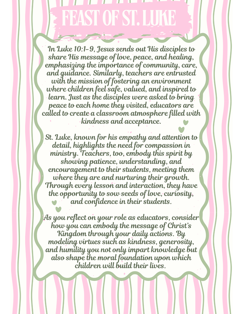 Feast of St. Luke