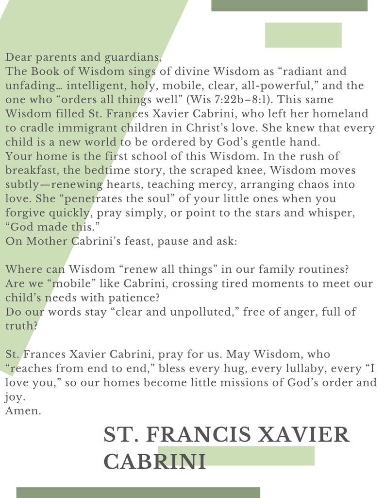 St. Francis Xavier Cabrini