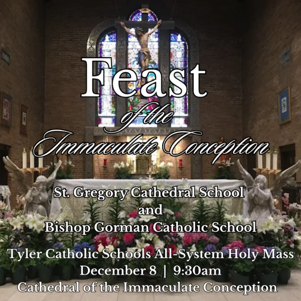 All School Mass on the Feast of the Immaculate Conception