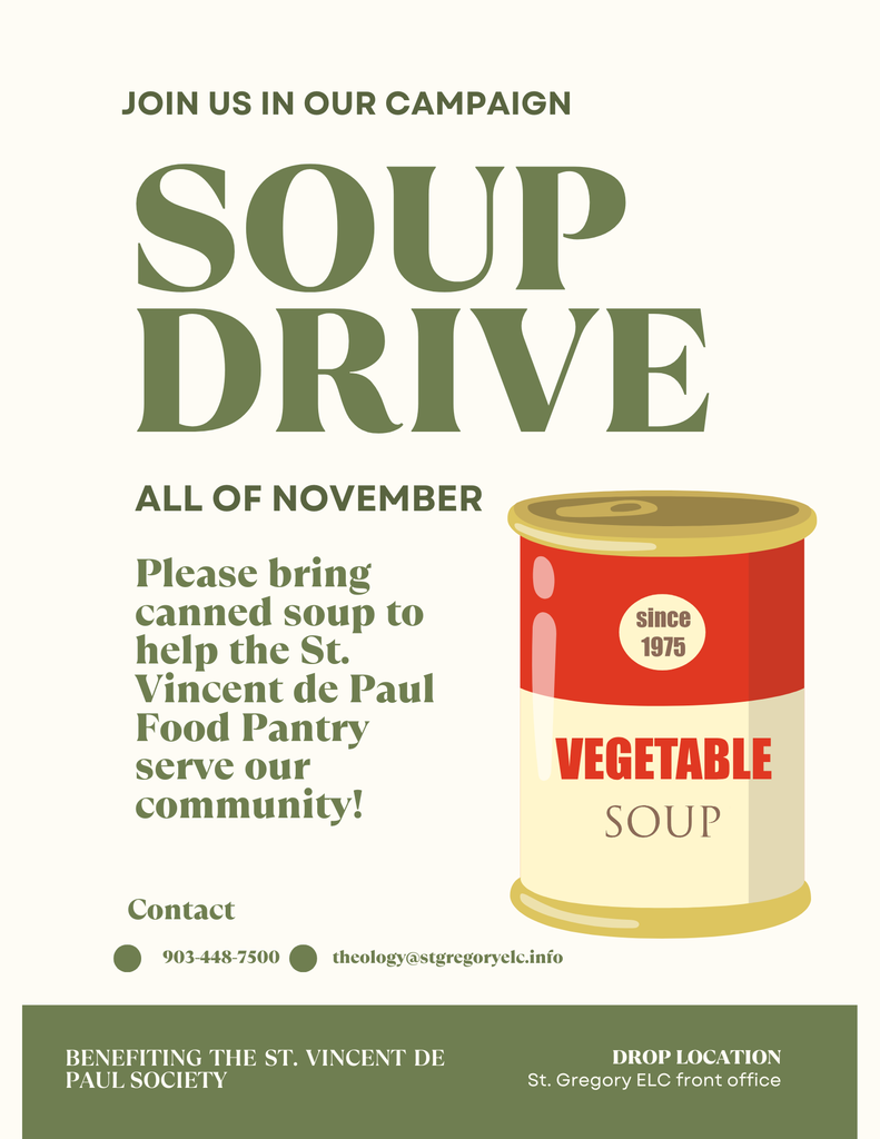 Canned Soup Drive