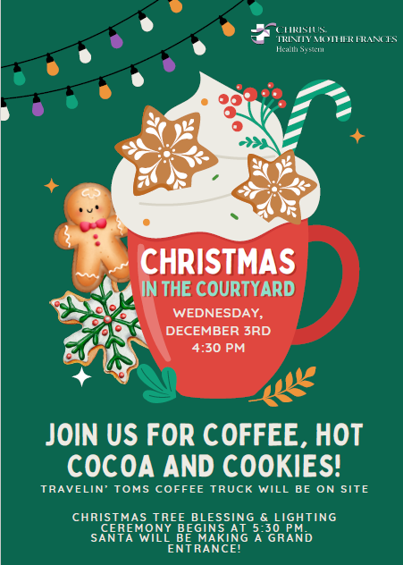 Christus Trinity Mother Frances Tree Lighting - tonight!!