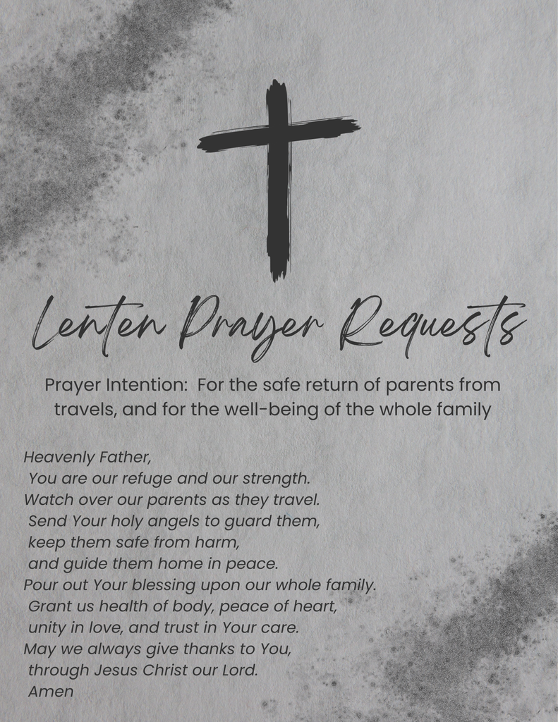 Lenten Prayer Requests