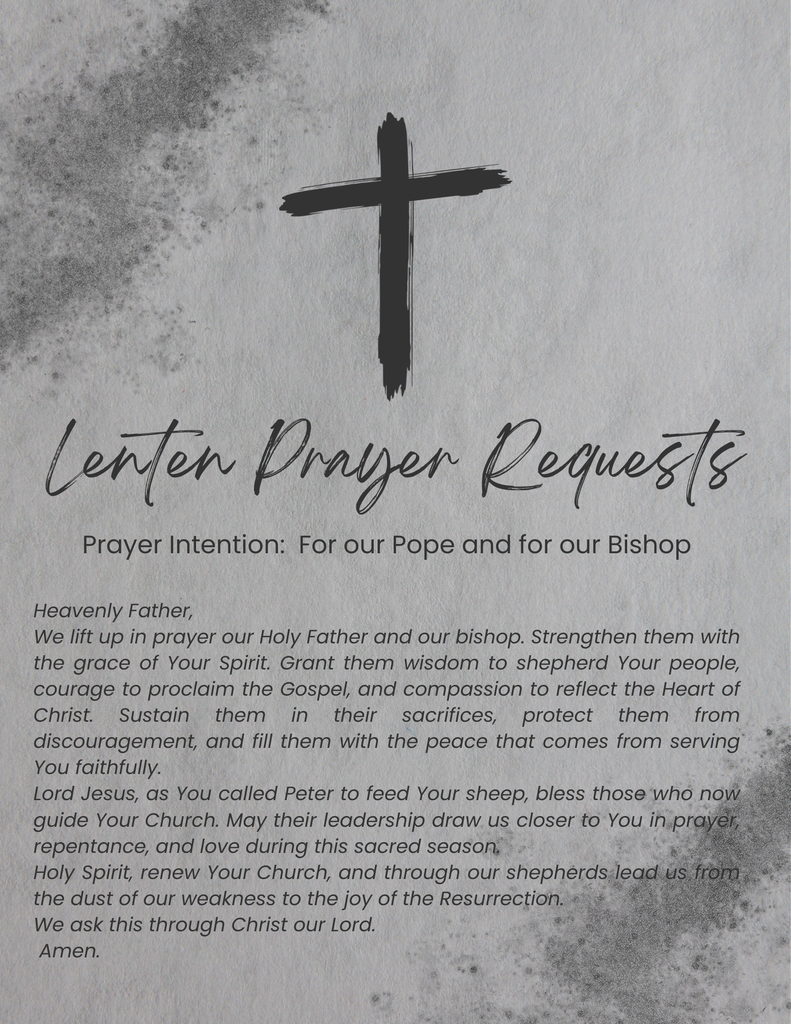 Lenten Prayer Requests