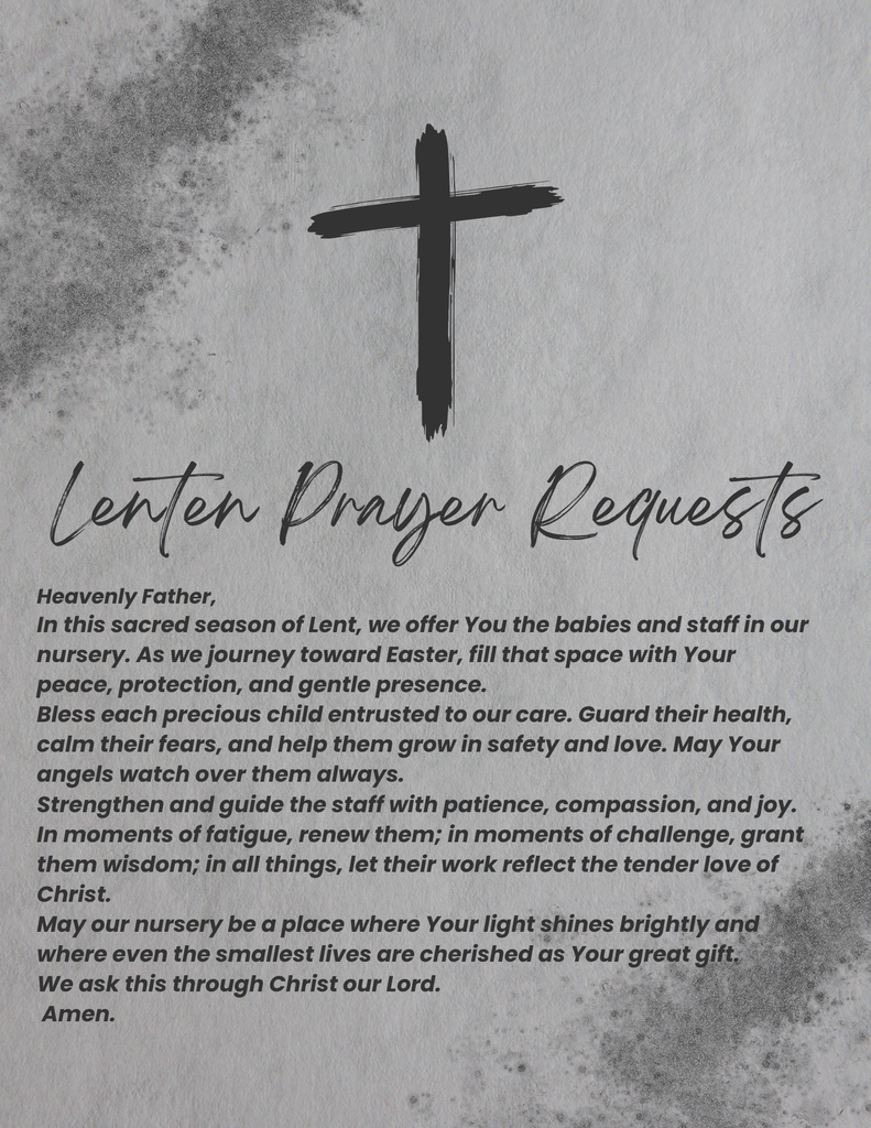 Lenten Prayer Requests