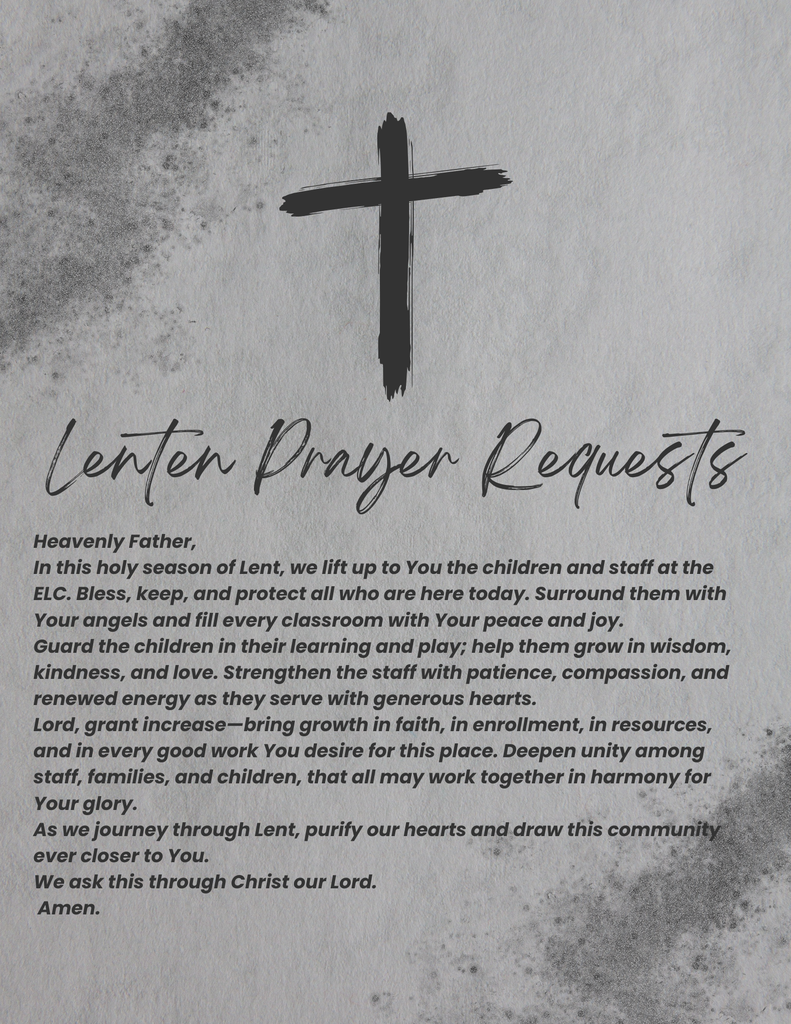 Lenten Prayer Requests 