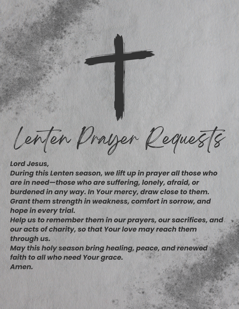 Lenten Prayer Requests